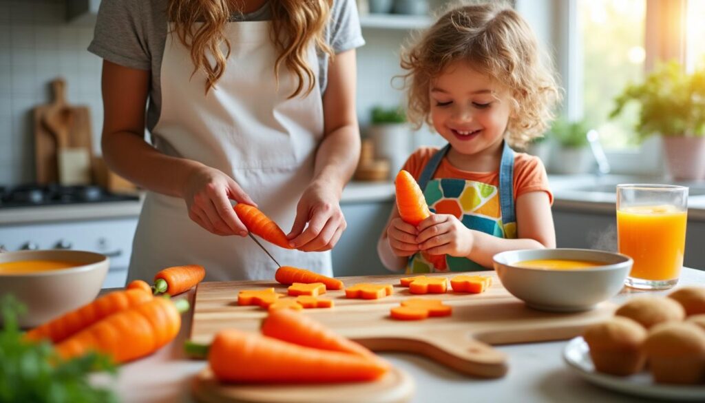 découvrez des astuces et recettes savoureuses pour encourager vos enfants à manger des carottes facilement et avec plaisir.
