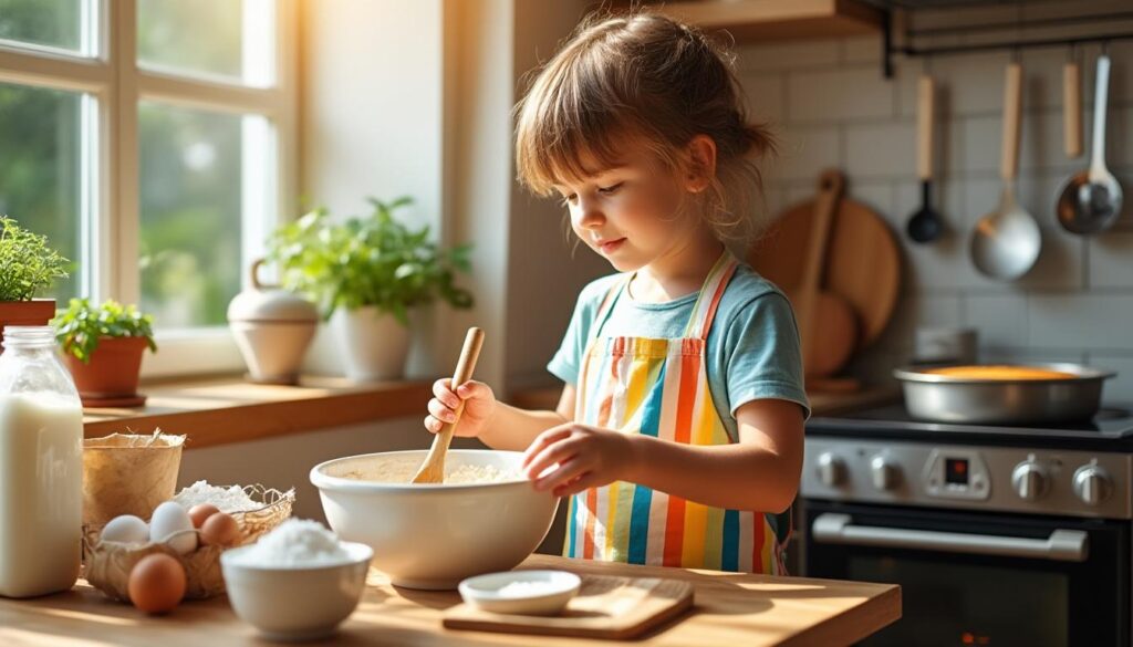 découvrez une recette de gâteau facile et rapide, parfaite pour cuisiner avec vos enfants à la maison. simple, délicieuse et ludique pour toute la famille !