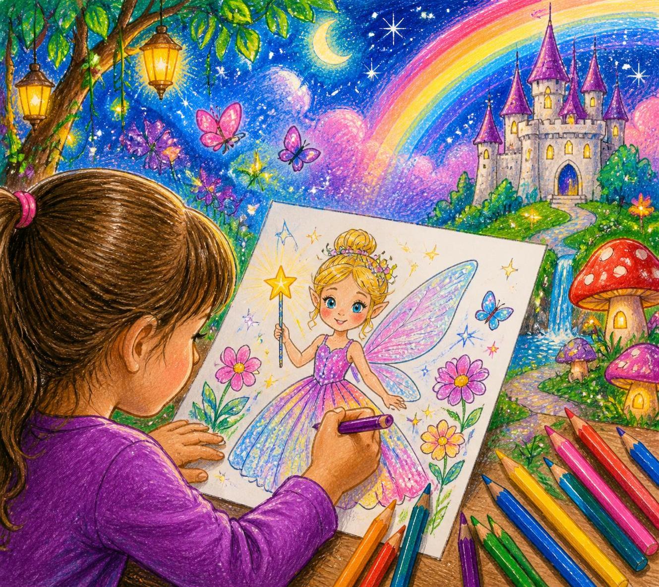 découvrez des coloriages fée enchanteurs pour éveiller l'imagination et stimuler la créativité de vos enfants grâce à des idées magiques et ludiques.