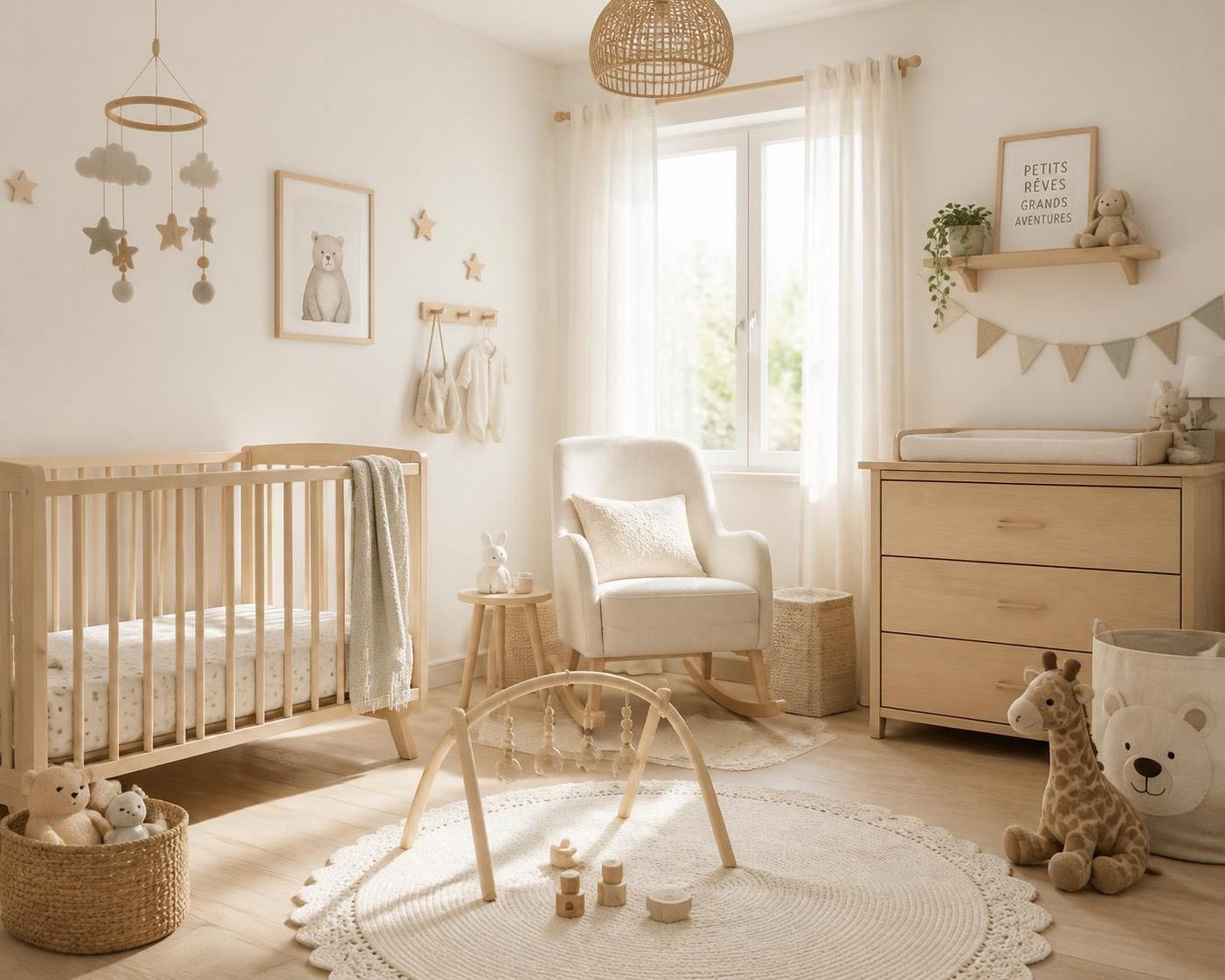 découvrez nos idées tendance pour une déco de chambre bébé mixte, alliant douceur et neutralité pour un univers chaleureux et apaisant.