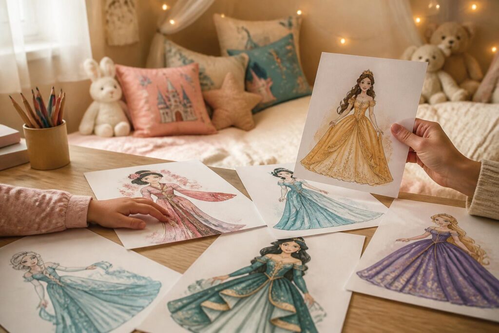 découvrez comment choisir la princesse idéale parmi nos dessins à imprimer pour enchanter votre enfant et stimuler son imagination.