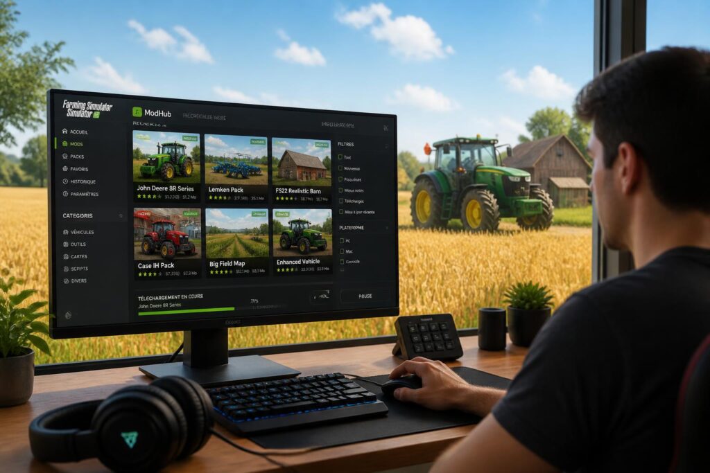 découvrez fs25 modhub, la plateforme idéale pour télécharger les meilleurs mods et améliorer votre expérience de jeu agricole avec des outils, véhicules et cartes innovants.