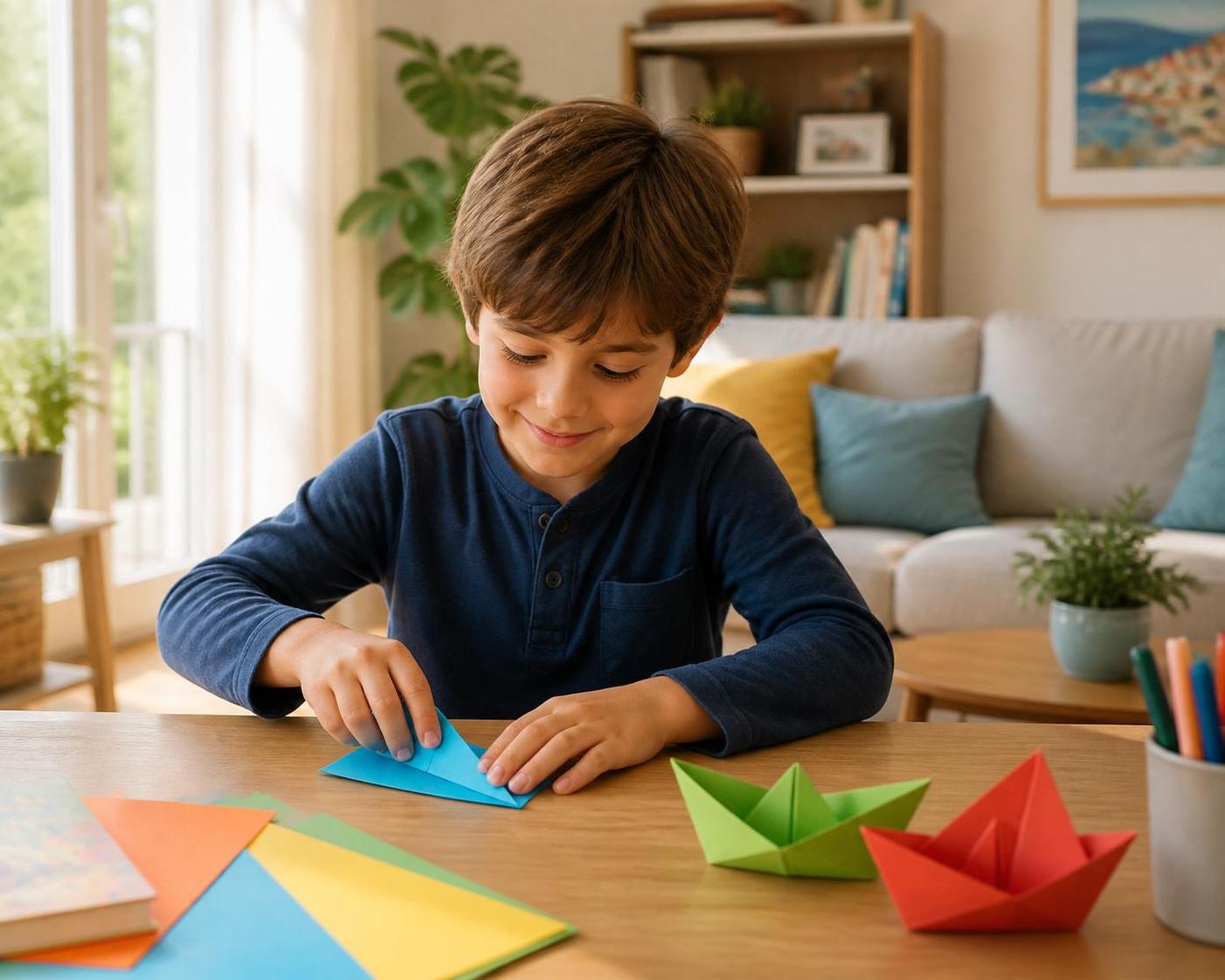 découvrez 7 modèles d'origami faciles pour enfants, parfaits pour stimuler la créativité et la dextérité des plus petits tout en s'amusant.