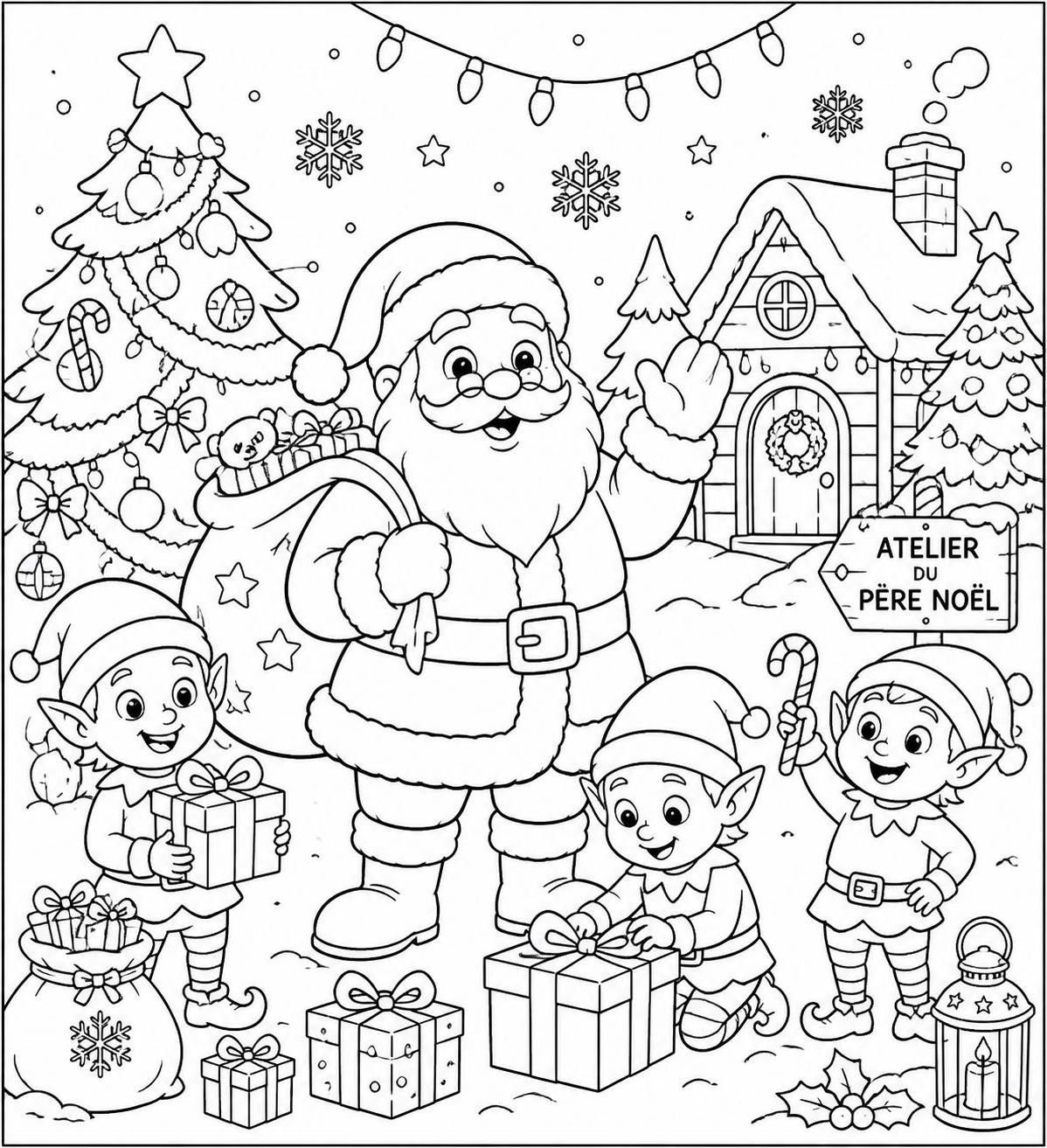 découvrez notre sélection gratuite de coloriages de noël au format a4, parfaits pour occuper les enfants pendant les fêtes avec des activités créatives et amusantes.
