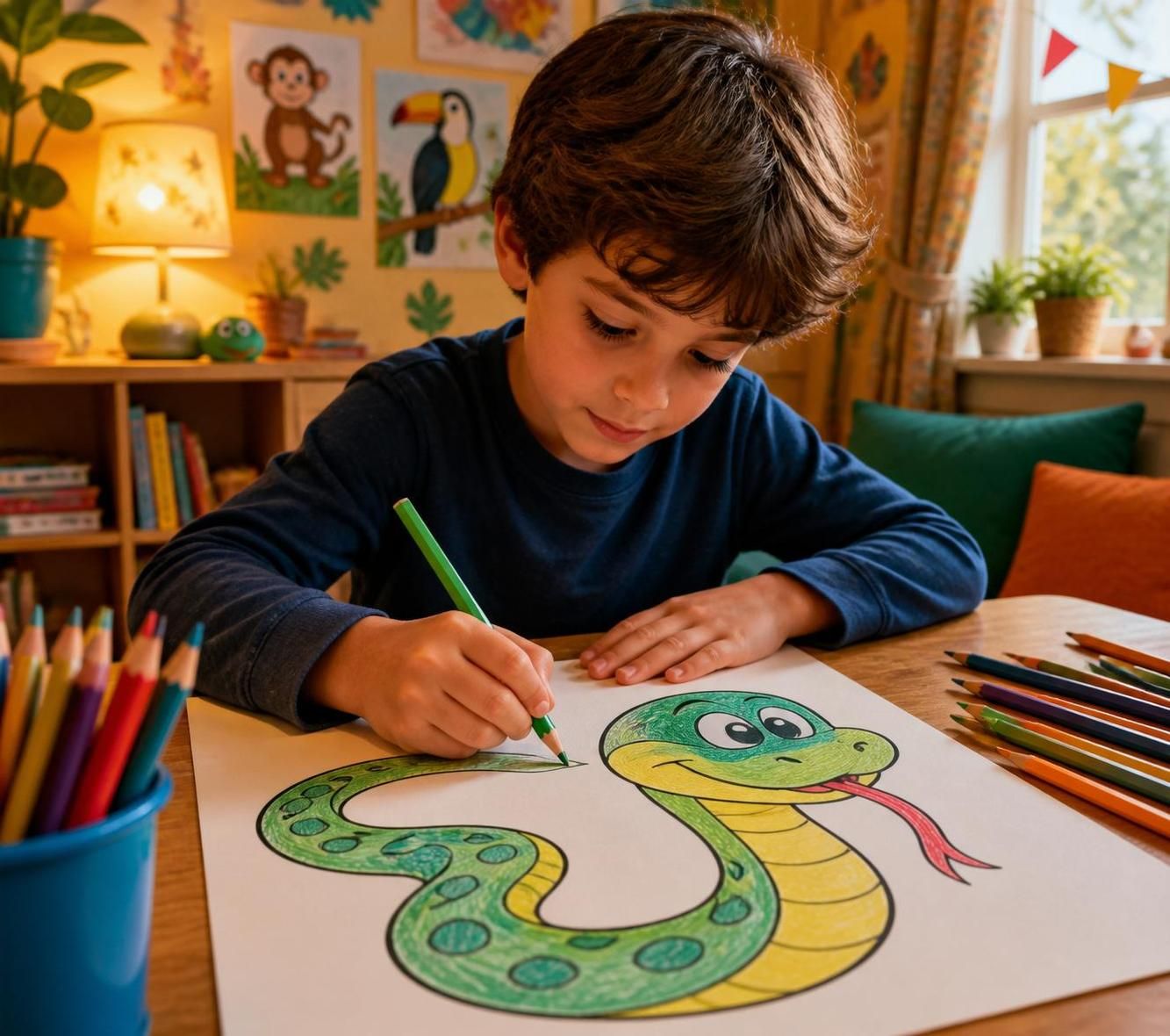 découvrez des idées ludiques de coloriage serpent pour stimuler la créativité et l'imagination des enfants tout en s'amusant.
