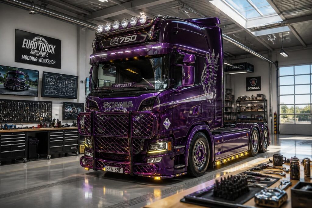 découvrez comment personnaliser votre camion dans euro truck simulator grâce au modding pour vivre une expérience de conduite unique et sur mesure.