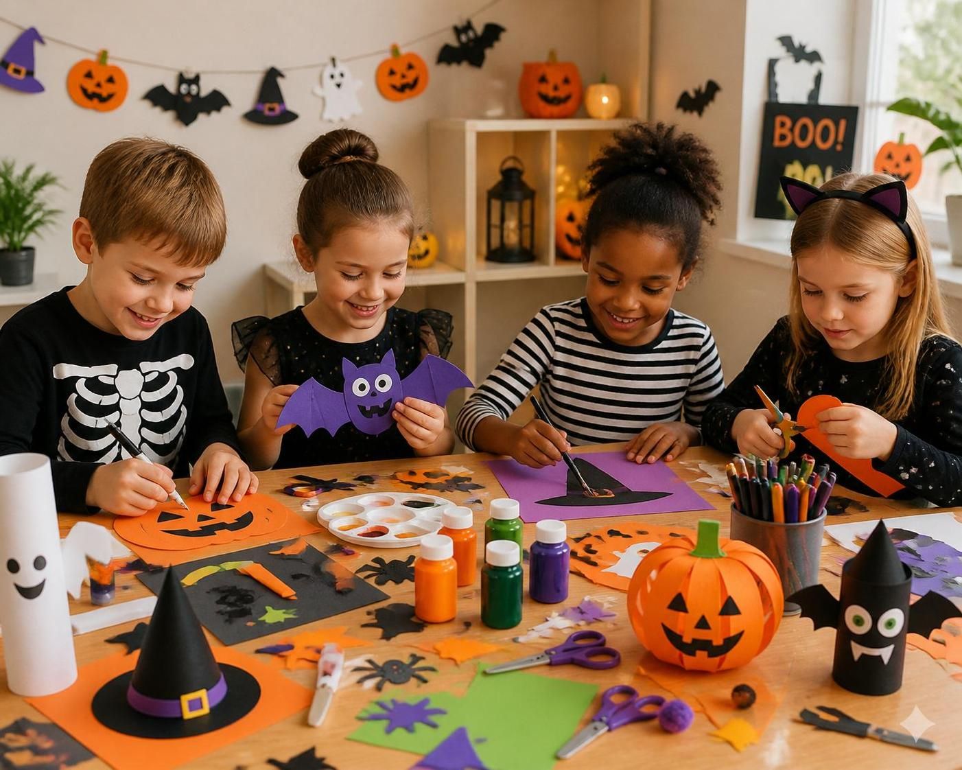 découvrez 5 idées créatives d'activités manuelles pour halloween, parfaites pour émerveiller et divertir les enfants tout en stimulant leur imagination.