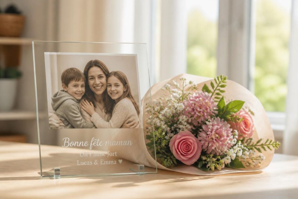 découvrez notre sélection de cadeaux personnalisés pour la fête des mères, avec photo ou objet original, parfaits pour offrir un souvenir unique et touchant.