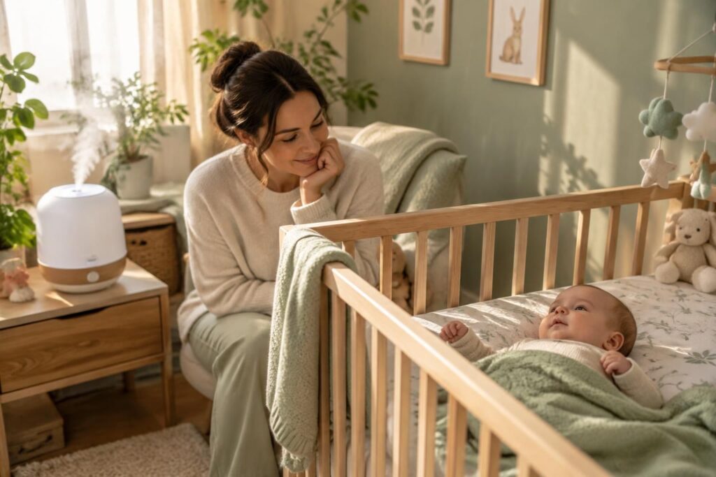 découvrez quel humidificateur d’air choisir pour soulager un bébé enrhumé, améliorer son confort respiratoire et assainir l’air de sa chambre.