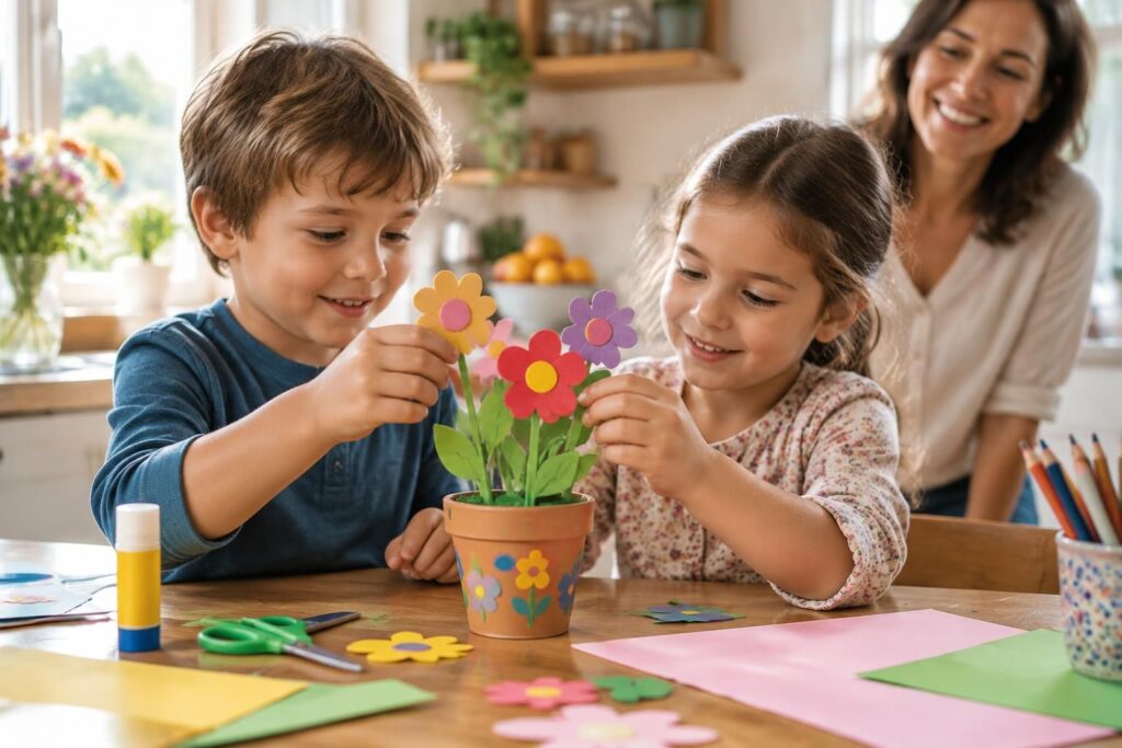 découvrez une idée de cadeau pour la fête des mères à fabriquer facilement avec les enfants : une création maison pleine d’amour et de créativité.