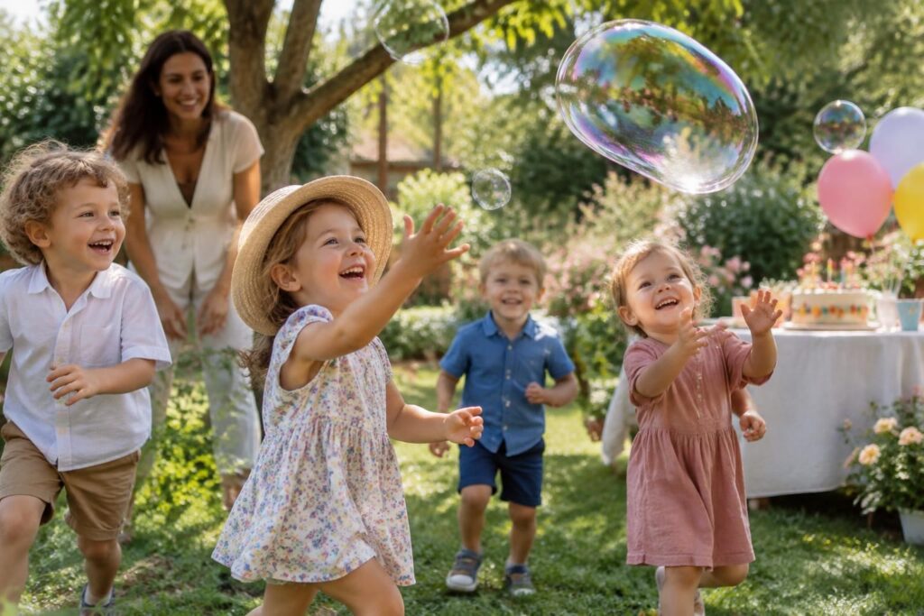 découvrez des activités de plein air adaptées aux enfants de 2 à 4 ans, idéales pour un anniversaire ou une sortie ludique en famille.