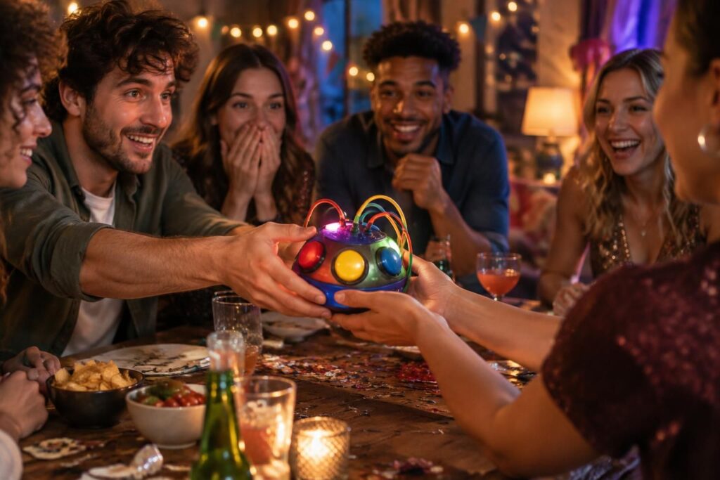 découvrez bomb party, le jeu de la bombe qui met vos soirées à l’épreuve : trouvez les bons mots avant l’explosion et partagez des moments pleins de suspense !