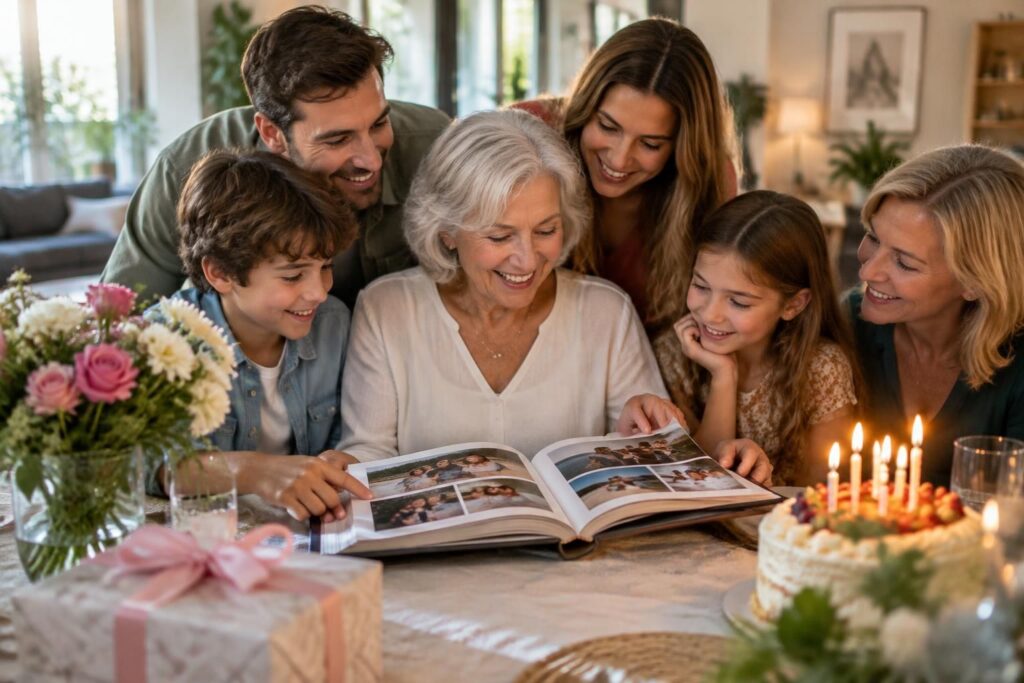 découvrez une idée cadeau personnalisée pour une mamie moderne : célébrez son anniversaire avec une attention originale et inoubliable.